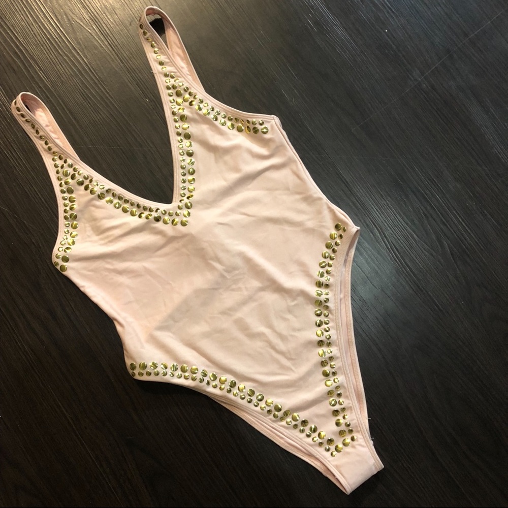 Pink and gold Bathing suit